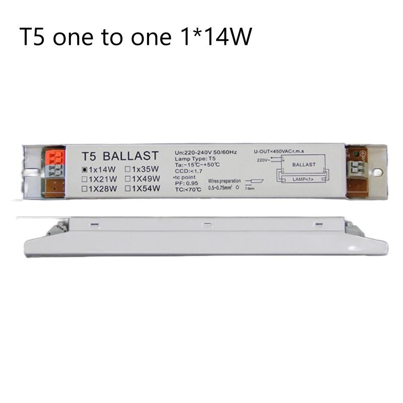 T5/T8 AC 220-240V Wide Voltage Electronic Ballast for Efficient Instantaneous Starting for Supermarket/Office/Household Lighting