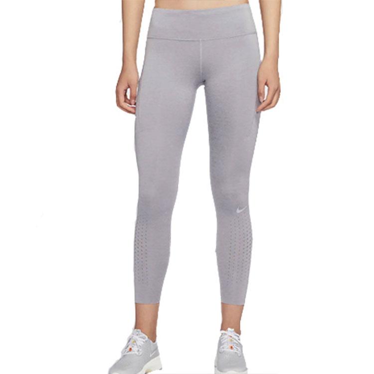 Nike Epic Luxe Lauf-Tights Damen Unterteile Atmospheric-Grey CN8042-059