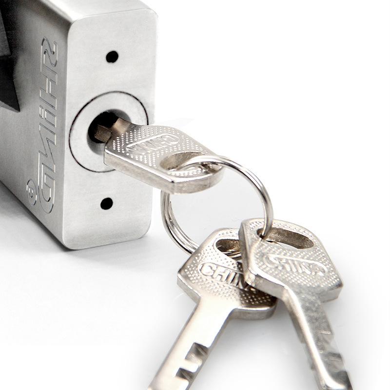 Stainless Steel Padlock Household Locks Anti-theft Anti-pick Locks Dormitory Waterproof Rustproof Locks Lockers