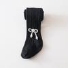 Children Cotton Tights Girls Cute Bowknot Pantyhose Kids Stocking Baby Girls Pantyhose Infant Knitted Tights