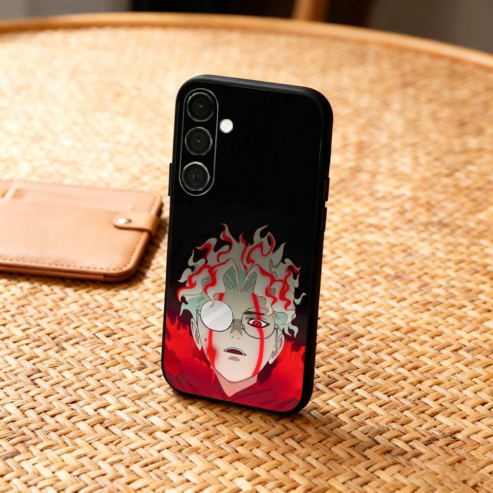 1PC Anime D-Dandadan Phone Case For Samsung A73,72,71,53,52,51,22,91,80, Soft Black Cover