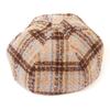 Universal Chemistry Brit Check Beige Beret Beret