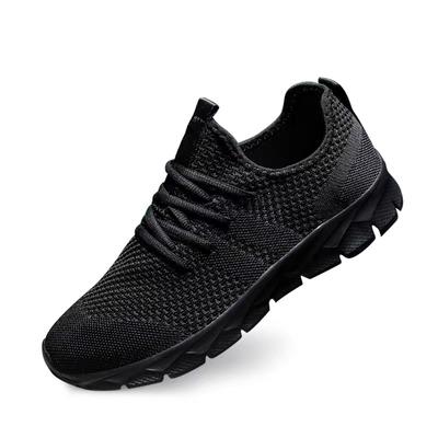 Pantofi pentru bărbați Patru Sezoane nou mărime mare Tricotat zburător Ușori Respirabili Pantofi sport casual Talpă moale Pantofi de alergare pentru exterior