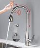 Smart Touch Kitchen Faucets Crane For Sensor Kitchen Water Tap Sink Mixer Rotate Touch Faucet Sensor Water Mixer