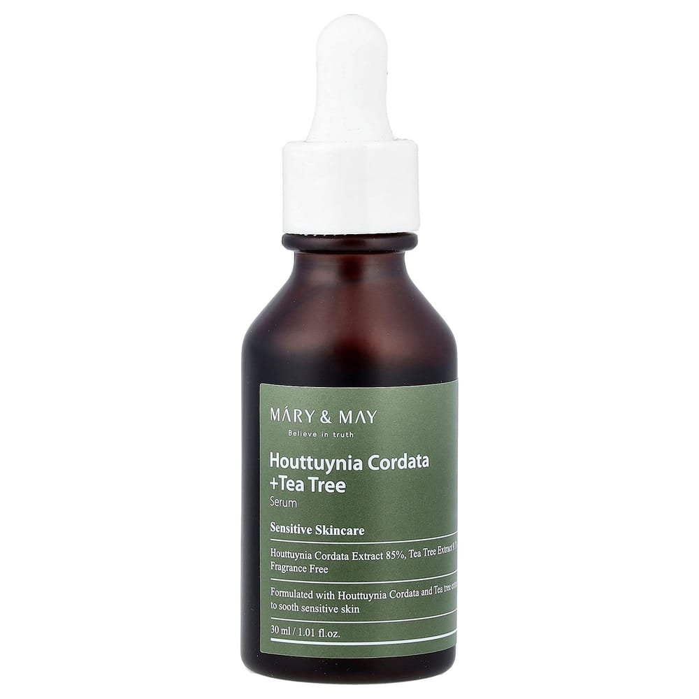 iHerb Houttuynia Cordata Powder + Tea Tree Serum 30ml (1.01 fl oz) 30ml - 1 ea