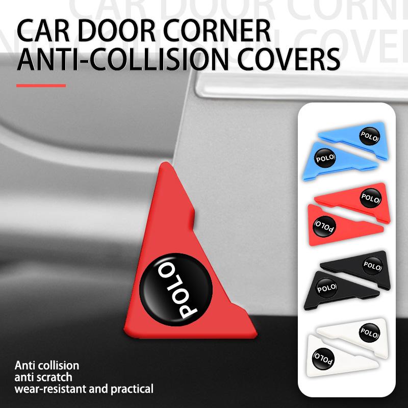 Car Door Scratch Protector Silicone TFS44 Anti-collision Covers For Volkswagen VW Golf Polo 4 5 6 Passat B5 B6 B7 CC Jetta Tiguan