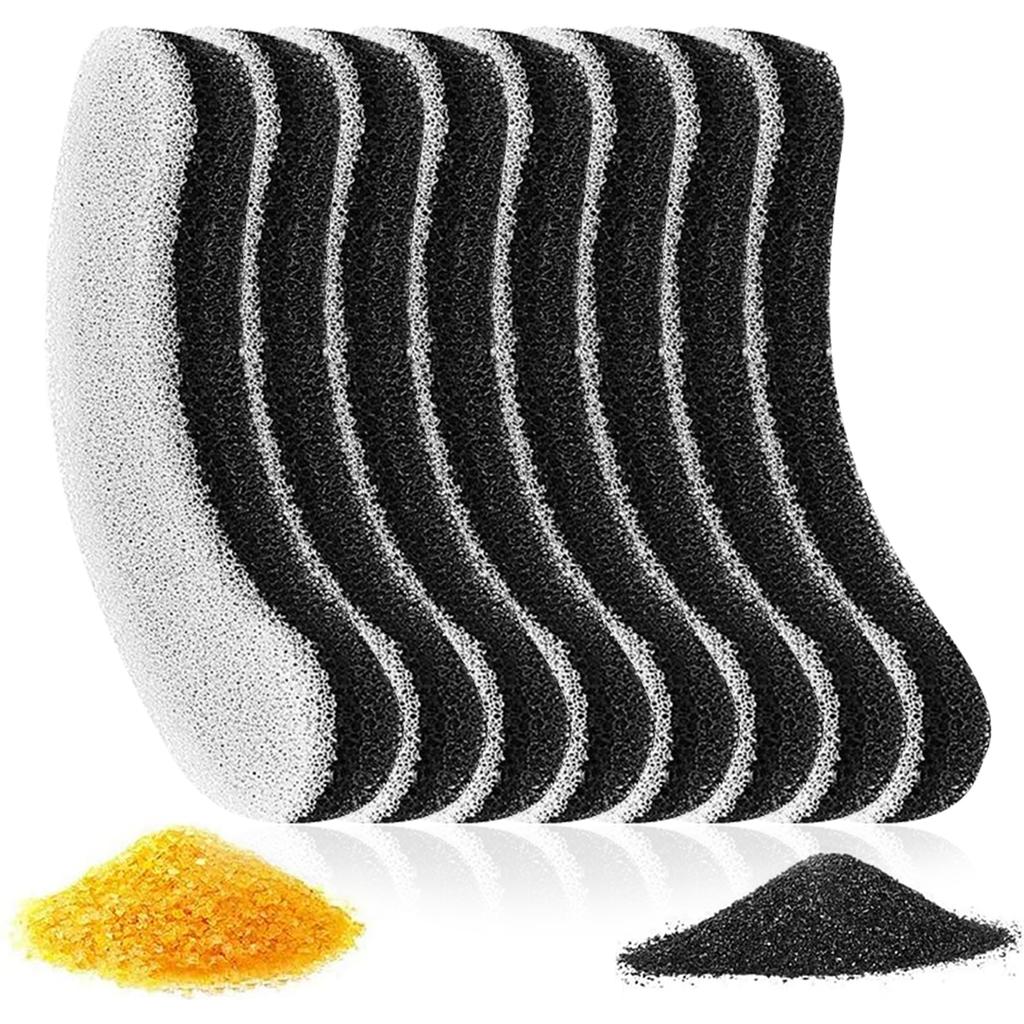 8pcs Filters for 61OZ 1.8L Transparent Cat Water Fountain Filters Pet Fountain Activated Carbon Filter Replacement