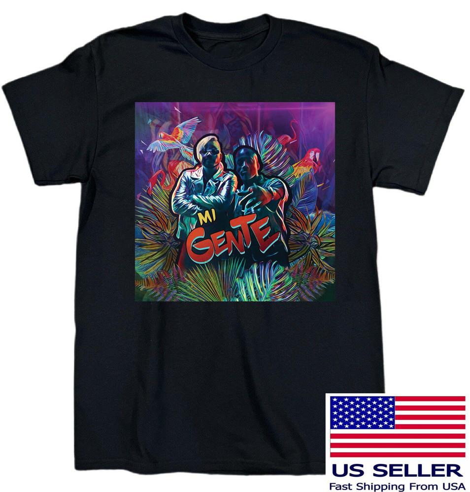 NEW Mi Gente - J Balvin Short Sleeve Cotton Black S-5XL T Shirt TT681 Unisex T-Shirt XXXXL