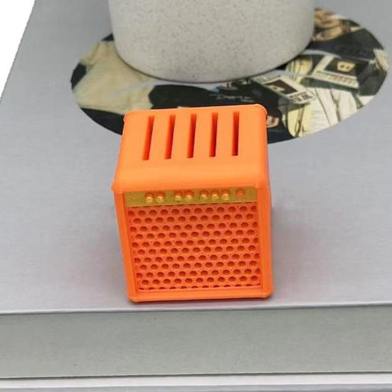 Guitar Pick Storage Box Retro Amplifier Design Pick Holder Pick Organizer Holds 5 Picks Display Stand Gift for Musicians Guitarists