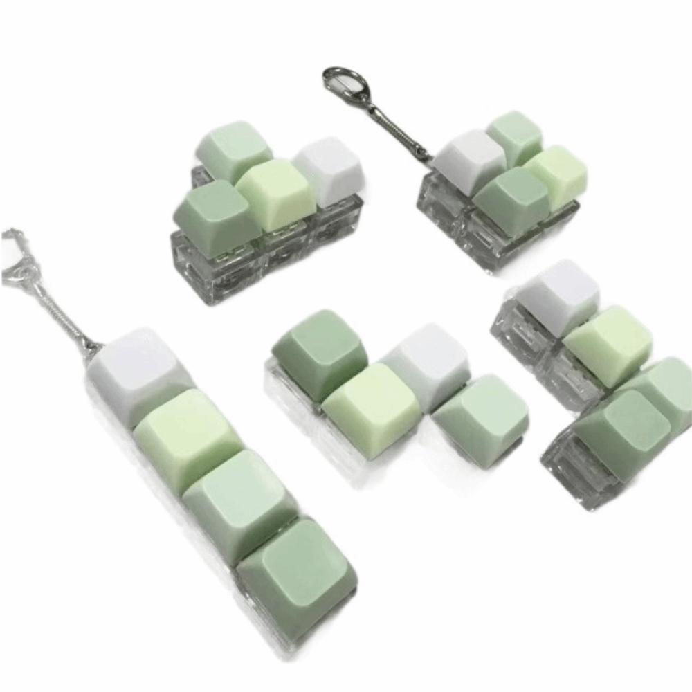 Relaxing 2/3/6/9 Keys Finger Keyboard Key Button Keycap Decompression Toy Gadget Stress Relief Pinch Toy Adult