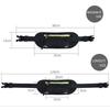 Hiking Waist Bag Fanny Pack with Water Bottle Holder Waterproof Reflective Running Belt Waist Pack for Men Women