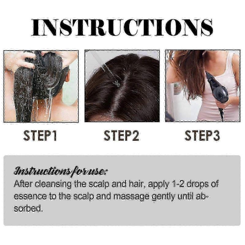 Plant Hair Hydrating Liquid Herbal Essence Moisturizes And Massages Scalp, Thickening Hair And Controlling Oil Hair Care Essential Oil