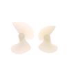2 Pairs D22Mm/26Mm Cw/Ccw Electric Nylon Prop Screw Diy White Two Leaf Propellers For Rc Boats Models 2Mm Shaft