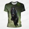 Ανδρική Μόδα 3D Τυπωμένο Ανδρικό T-Shirt Στρογγυλή Λαιμόκοψη Κοντομάνικο Μοντέρνο Street Wear