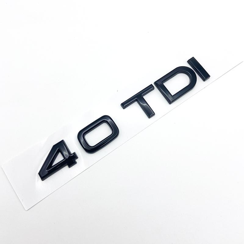 Apply To 1.9 2.0TDI 2.5TDI 3.0TDI 35TDI 40TDI 45TDI 50TDI Emblem for A1 A3 A4 A5 A6 A7 A8 Q2 Q3 Q5 Q7 Car Trunk Sticker