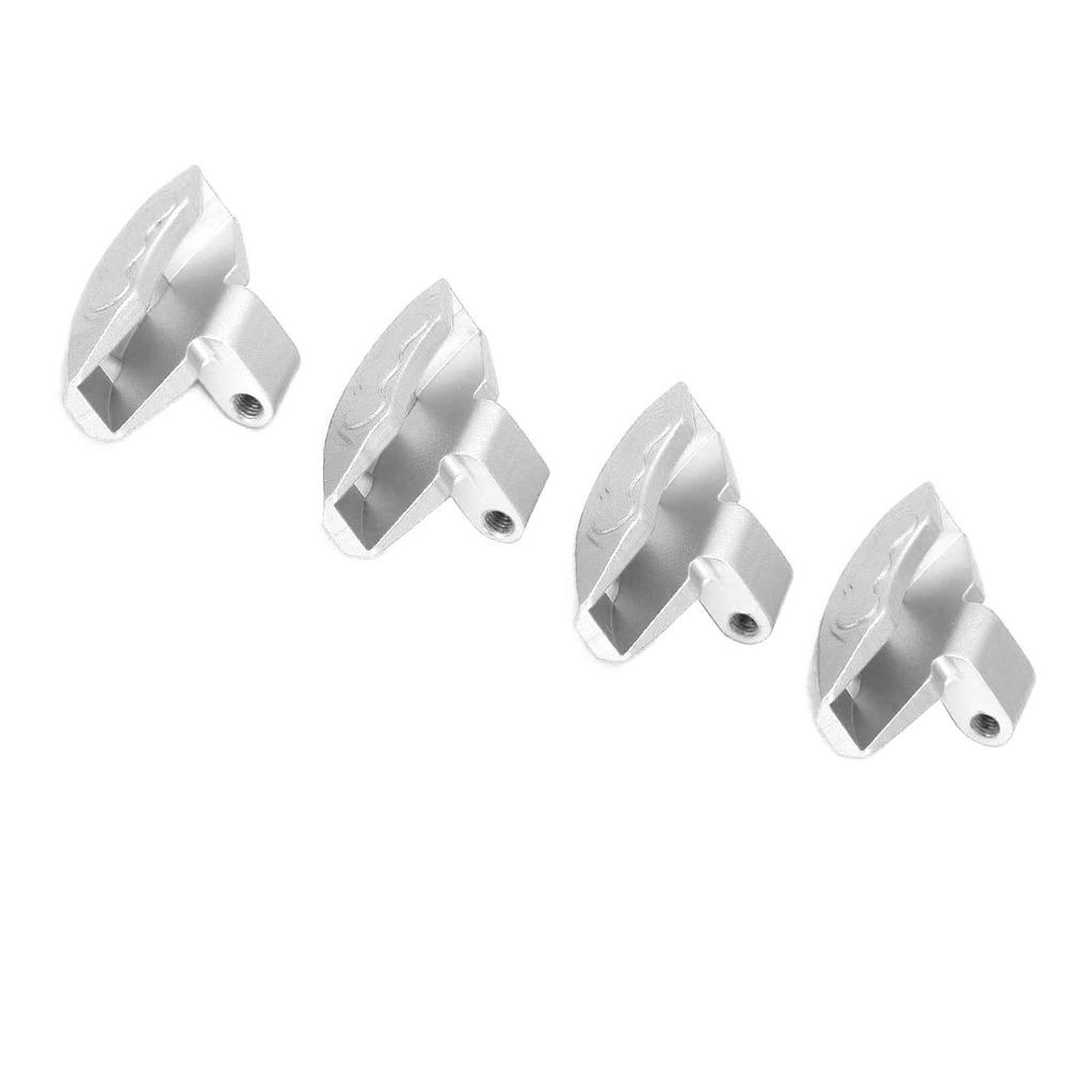 4PCS RC Replica Brake Calipers Aluminum Alloy Brake Calipers for TRAXXAS UDR 17 RC CarSilver