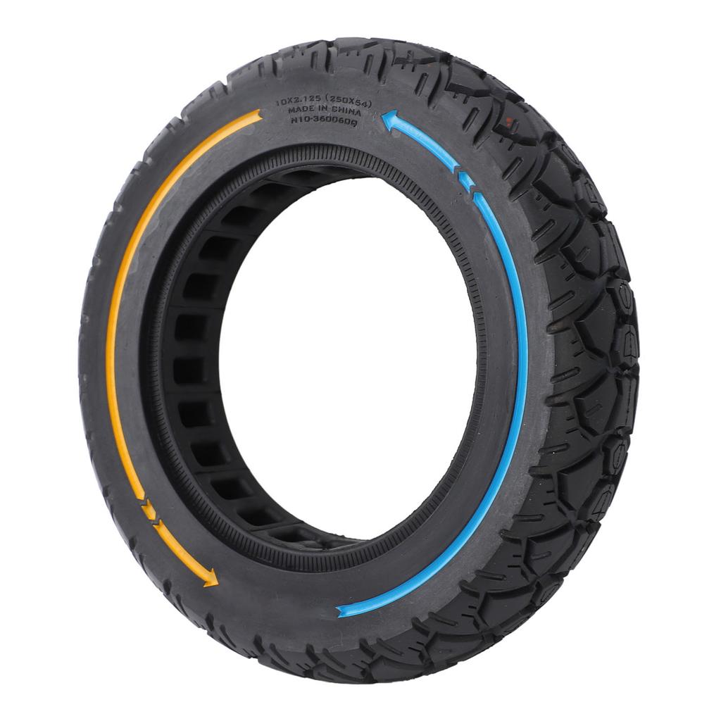 10x2.125 Pneumatika pro elektrickou koloběžku Přední Zadní Kola Univerzální Bezdušové 10palcové Plné Gumové Pneumatiky pro