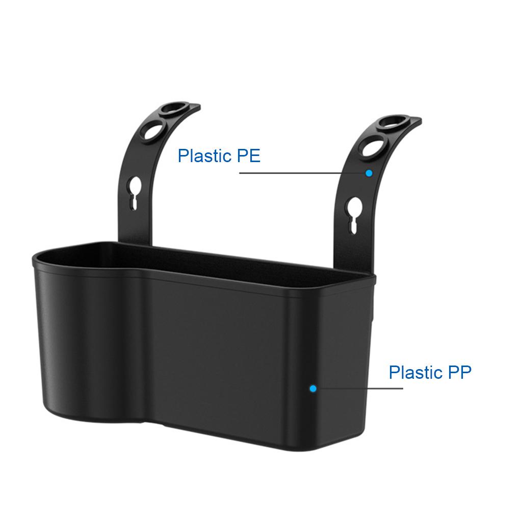 PP Car Headrest Food Holder Internal Odorless Water Bottle Snack Data Cable Organizer Rack Bracket Accessories