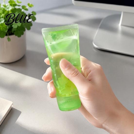 Klarer Röhren-Quetschspielzeug Zahnpasta Stressabbau-Spielzeug mit Glitzer Fidget Schreibtisch Langsam aufsteigend für Kinder Erwachsene Reduktions-Gadgets