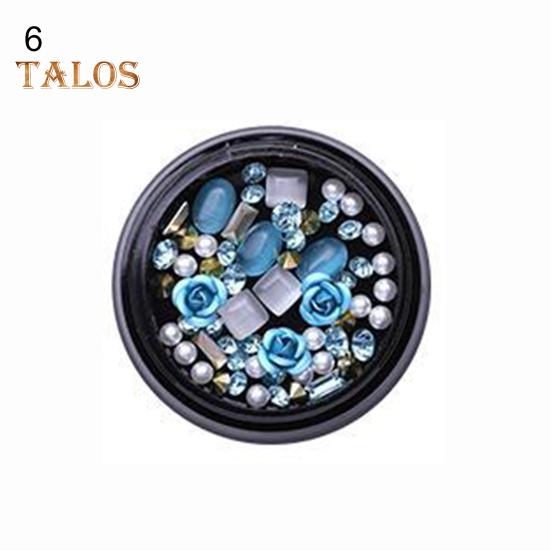 1Box Nail Decor Exquisite DIY Design Rhinestone Fashion 3D Sequins Decal for Nails