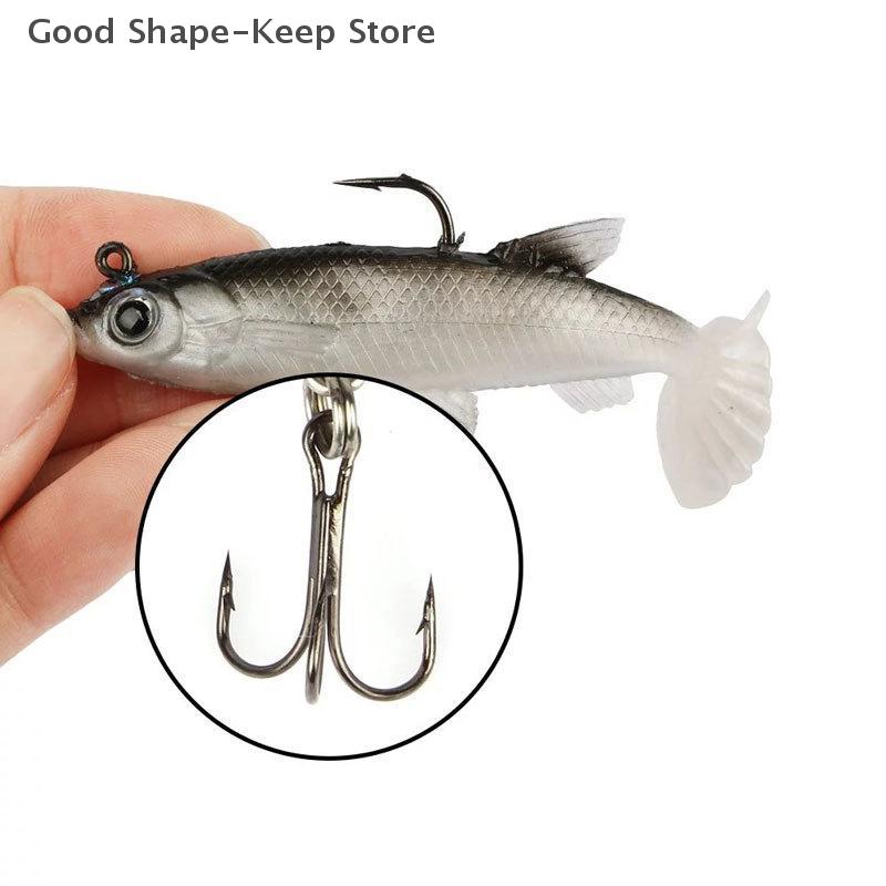 1/5Pcs 8cm/3.15in Fishing Lures Paddle Tail Soft Plastic Swimbaits For Bass Trout Walleye Crappie Saltwater Freshwater