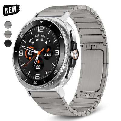 No Gaps Stainless Steel Band for Samsung Galaxy Watch 8 Classic 46mm Bracelet Luxury Metal Strap for Watch 8 44mm 40mm Watchband
