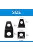 PLEGOOD 4-Point Seat Belt Mounting Bracket, L-Stay, M12 Bolt, 4 Pack, Universal Bracket, Thickness