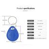 TK4100 RFID Keyfobs Keychain Tags Access Control for Key Cards Proximity Keychains for Smart ID Keycard for Key Fob Drop