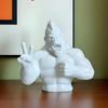 Handicraft Monkey Toy Sculpture Resin Miniatures Figurine Simulation Orangutan Statue  Prop