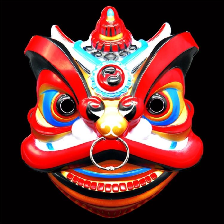 Chinese Lion Dance Costume Mask Lion Dance Mask For Women Men Cosplay Enthusiasts Halloween Party Decoration Mask