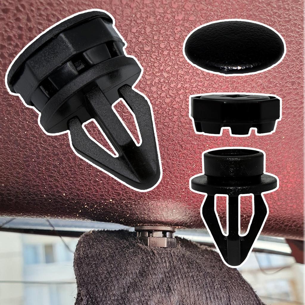 2X Parcel Shelf Clips For Nissan Juke F15 Rear Plastic Button Bootlid Interior Trunk Hanger Cargo Hook Fastening Brackets Parts