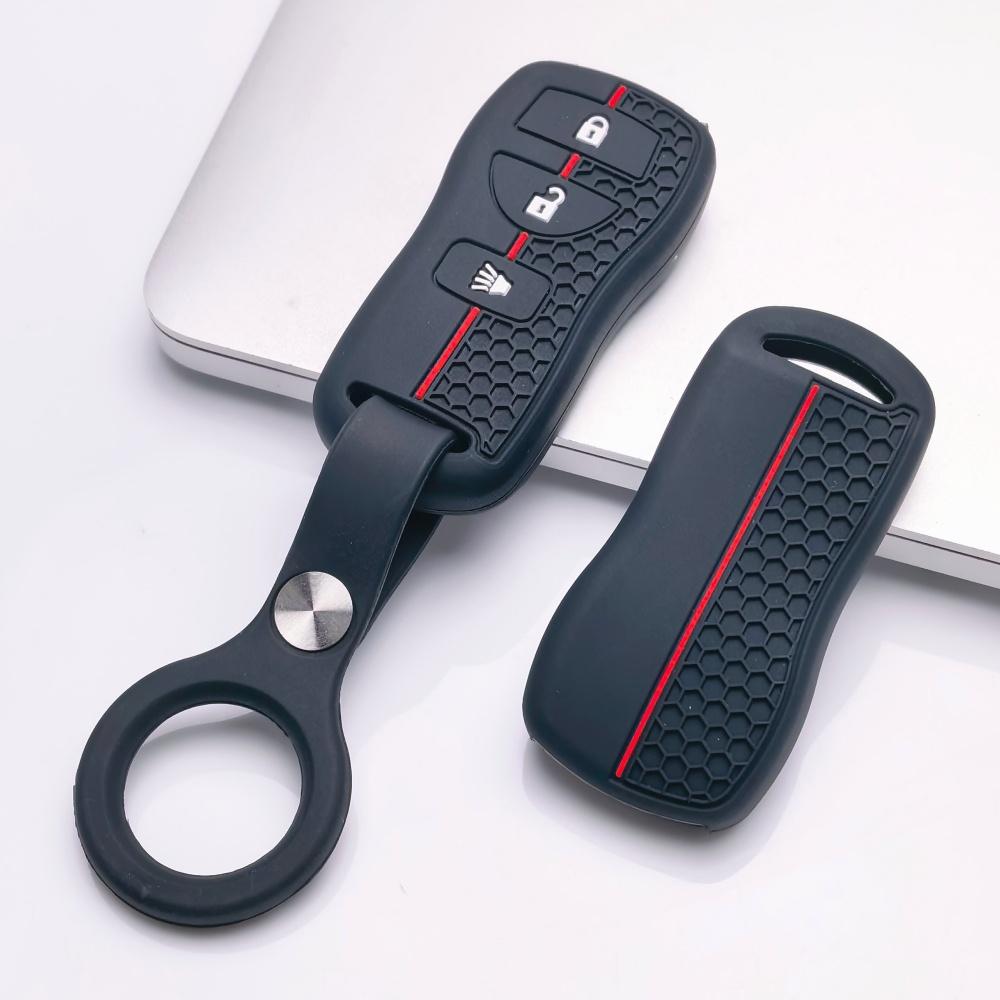 Key Fob Cover for Nissan Sentra Altima Models Keys Rogue Maxima Murano Pathfinder Versa with Keychain Anti-Scratch Guard Shockproof Protection