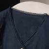 Women's V-Neck Linen Blend Ruffle Hem Vest