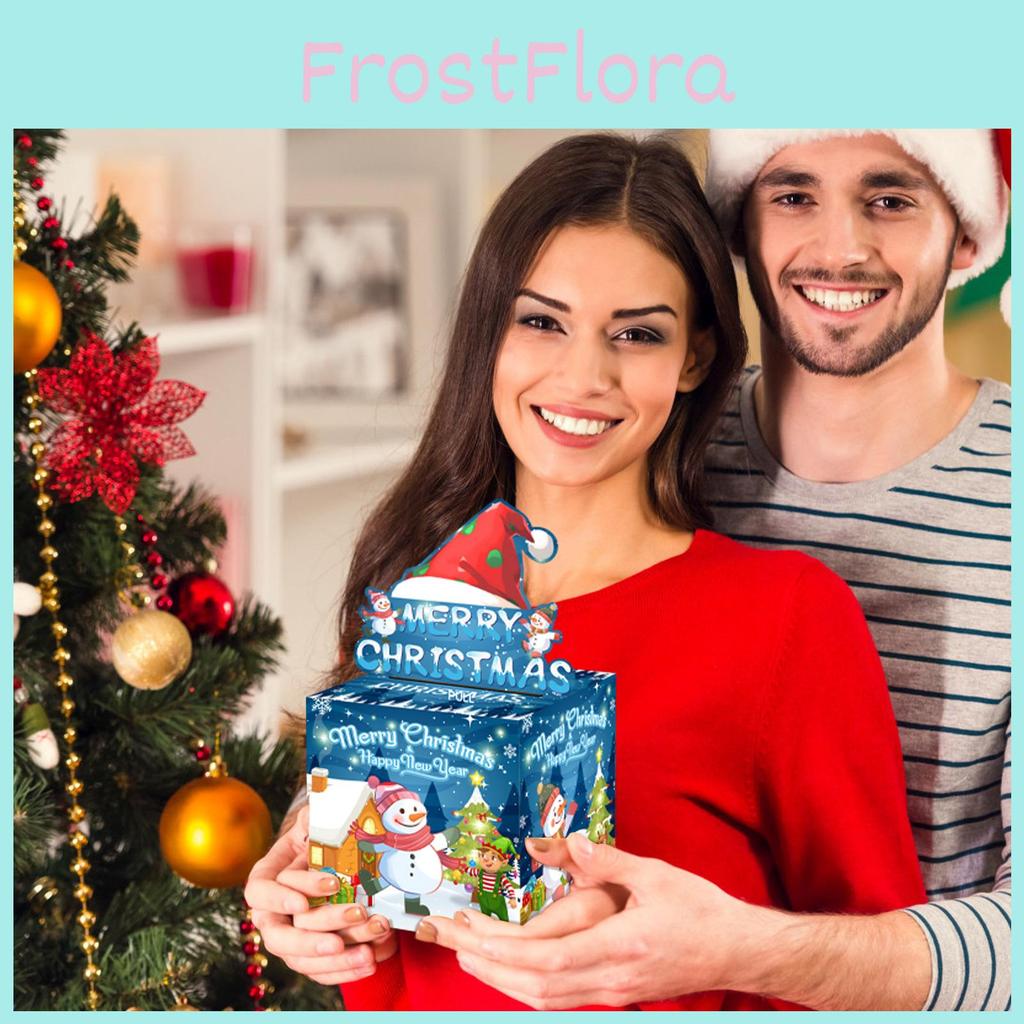 Christmas Themed Snowman Gift Container Card Holder Festive Occasions Decoration