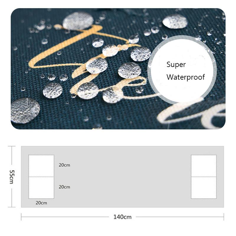 Geometric Cotton Linen Waterproof Dust Covers Washing Machine Covers Refrigerator Organizer Fridge Dust Cover Home Decor Lavador