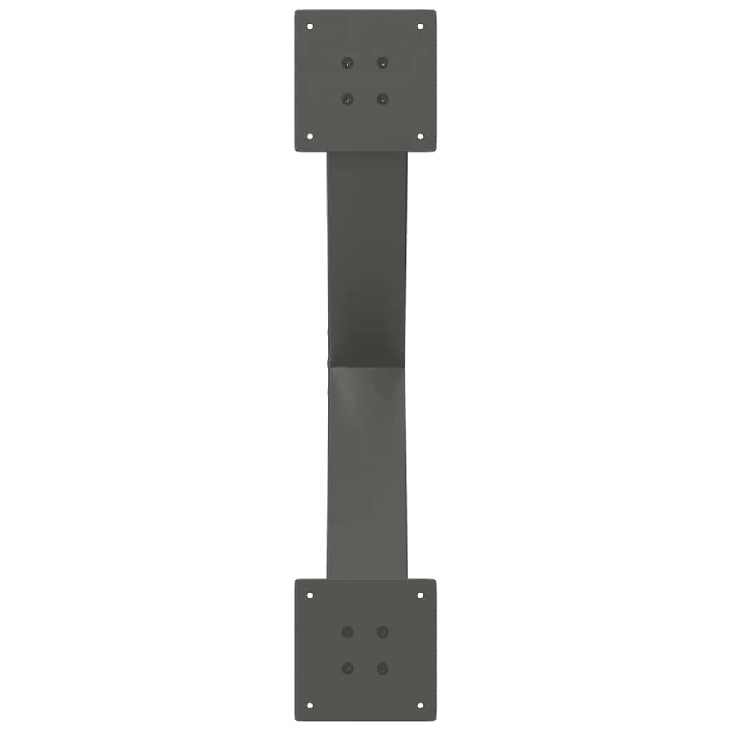 Vidaxl X-Shaped Coffee Table Legs 2 Pcs. Anthracite