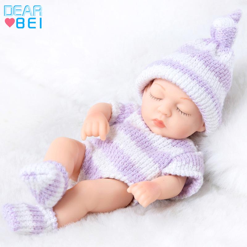 7-Inch Soft Vinyl Reborn Baby Doll Mini Figurine