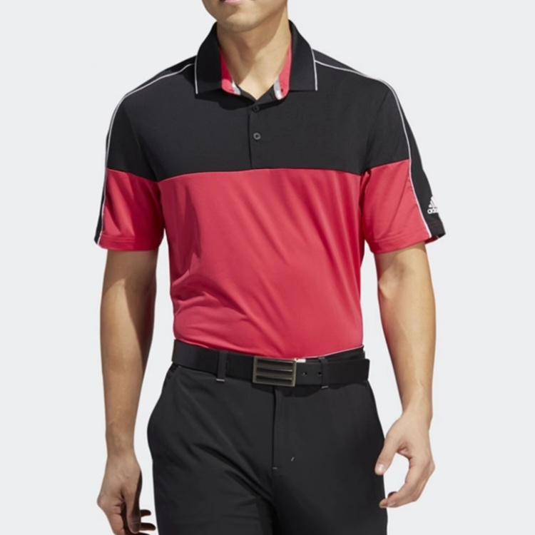Adidas Polo Shirt Men's Black/Active Pink FR1155