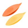 2pcs Tatting  s Plastic Tatting  s Craft Tool for   Hand Sewing Knitting(Orange Yellow )