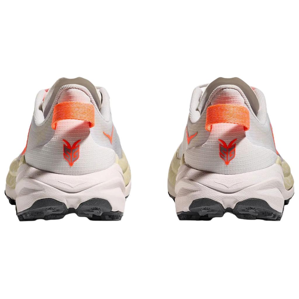 HOKA One One Speedgoat 6 Comfortable Soft Trail Running Shoes Women Sneakers White Orange 1147811-WNG