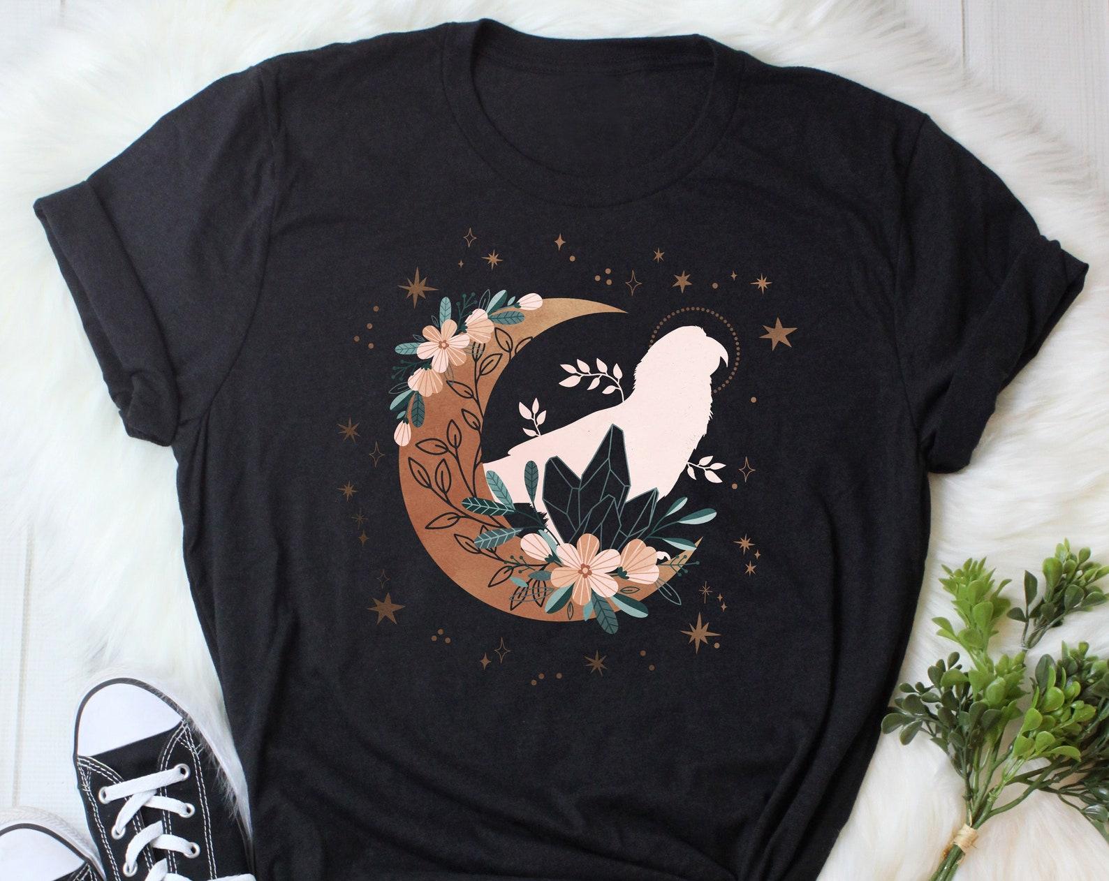 Conure Shirt, , Cute Parrot Lover Gift T-shirt, Sun Conure, Greencheek Green Cheek Cheeked Pet Bird Tshirt Celestial Occult Alchemy 140