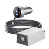 Vehicle Socket Power Adapter for Star Mini with 36V 60W DC5.5X2.1Mm Output, USB C PD45W, USB-A 3.0, Build-In Digital Display and Attached Cable