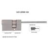 HOTUN C-Grade Automatic Fingerprint Smart Lock Cylinder