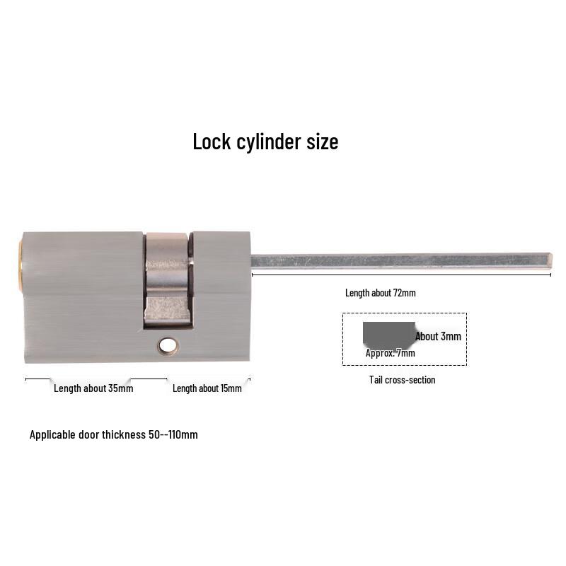 HOTUN C-Grade Automatic Fingerprint Smart Lock Cylinder