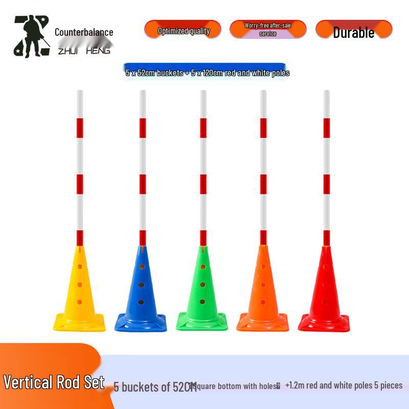 Football Training Slalom Poles & Corner Flags