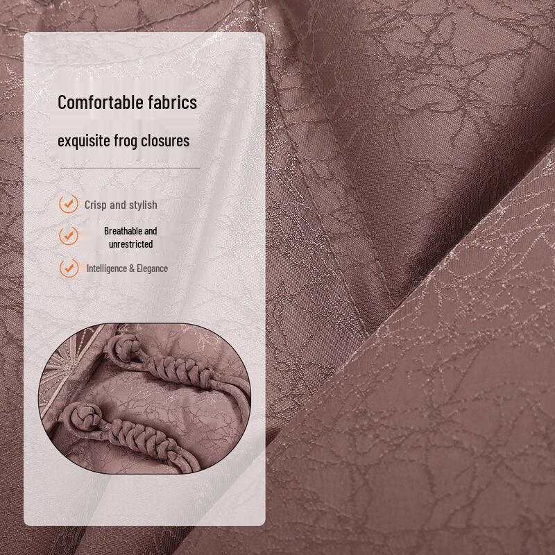 Elegant Women's Short Duck Down Jacket with Chinese Knot Buttons