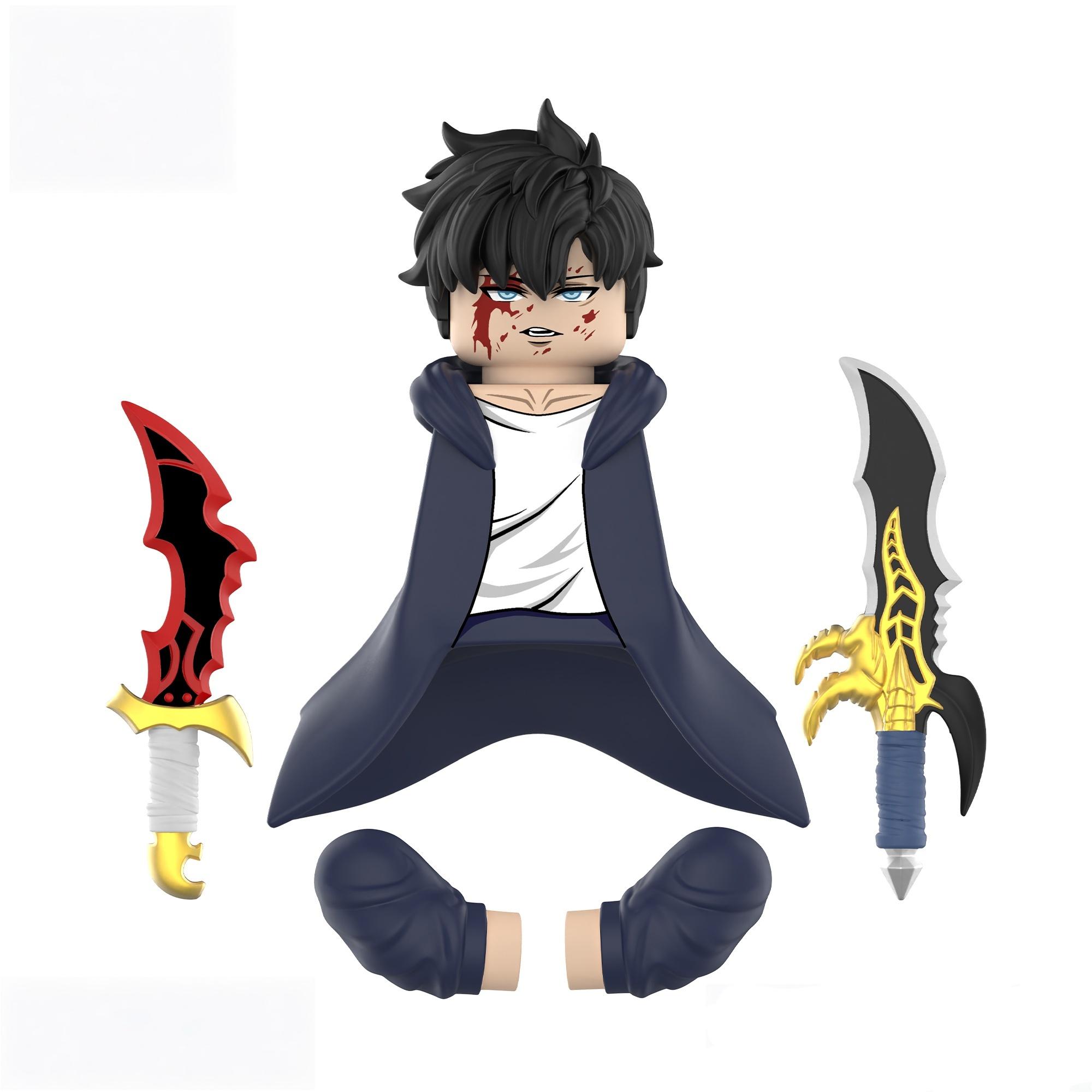 

2025 NEW Solo Leveling Cheng Xiaoyu Minifigures: 6 Styles, Spherical Joint Arms, Unique Weapons, Highly Detailed, Anime toys