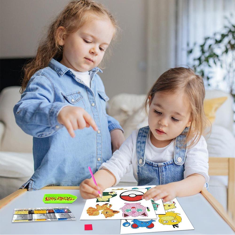 5D DIY tematické samolepky s diamantovou malbou pro začátečníky pro kapesní knihu, hrnek, telefon