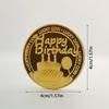 1pc Commemorative Medal, Festival Celebration, Lucky Coin, Happy Birthday Commemoration