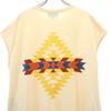 PENDLETON French Sleeve Long Dress F Cream Type Back Print Women Used
